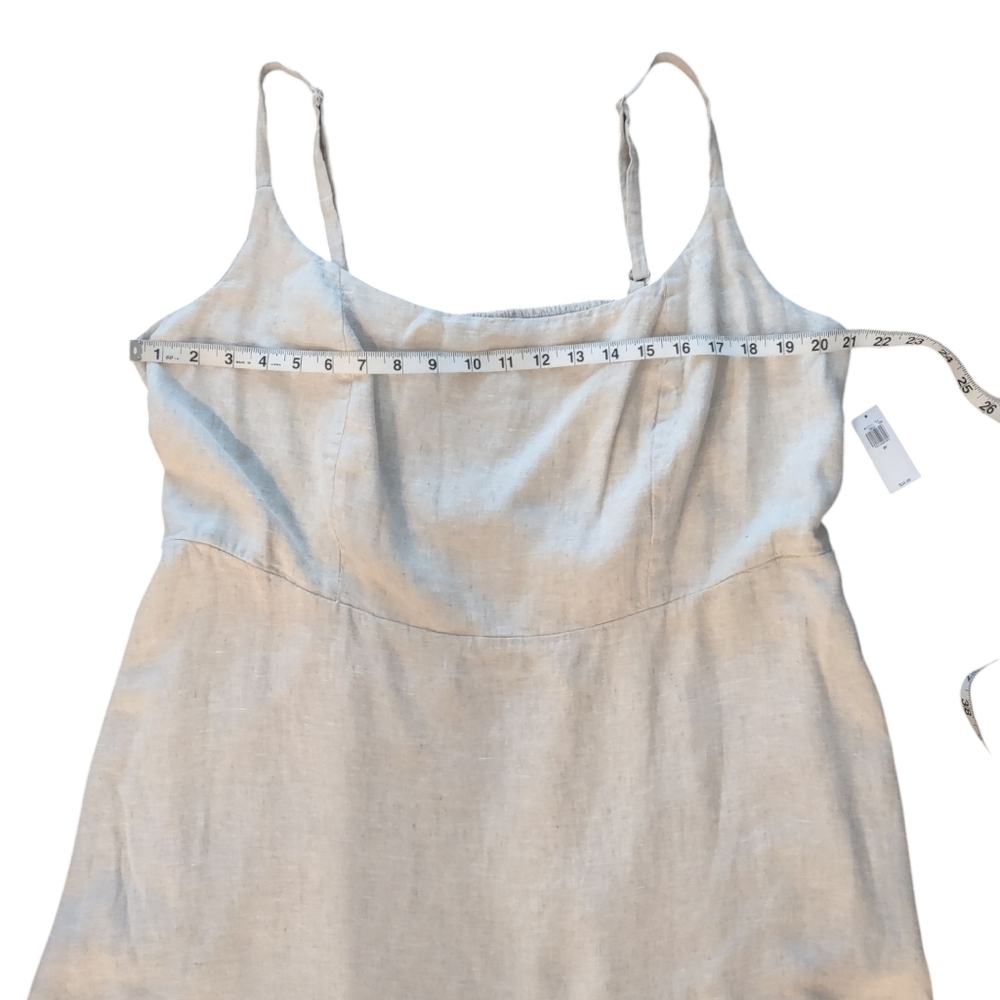 Old Navy Fit & Flare Linen Blend Mini Dress NWT - Picture 14 of 16